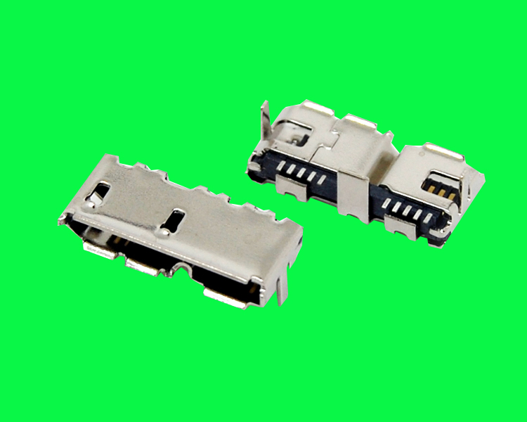 MICRO USB 3.0 板端DIP 3只腳