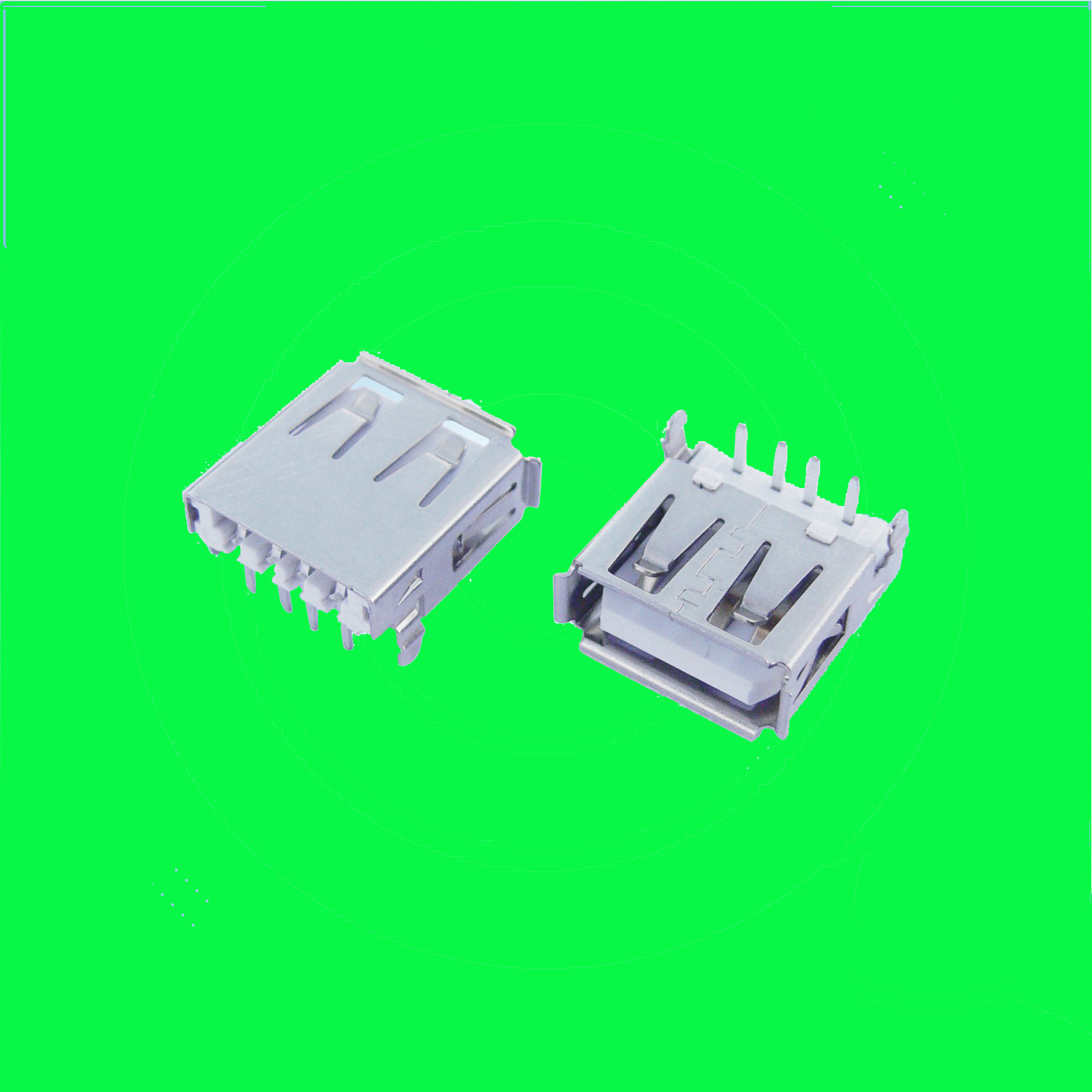 USB 2.0 AF沉板DIP 90度