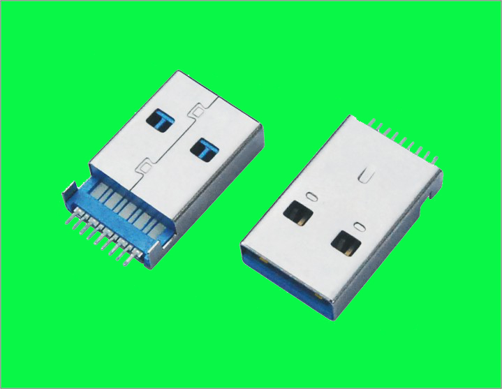USB 3.0 AM沉板SMT H=1.90