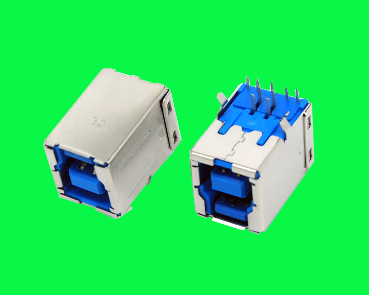 USB 3.0 BF DIP 90度H=12.9 內彎腳