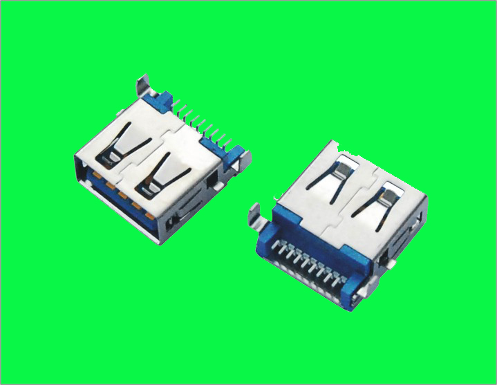 USB3.0AF沉板DIP方腳有卷邊