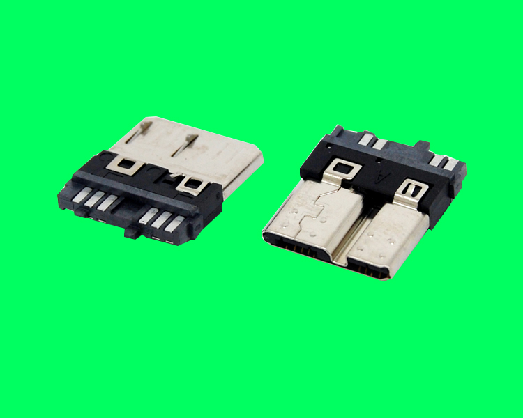 MICRO USB 3.0 B PLUG 超薄全通槽帶凸點 主體