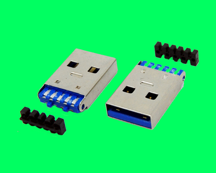 USB 3.0 AM 短體焊線 自動焊帶線夾 加錫