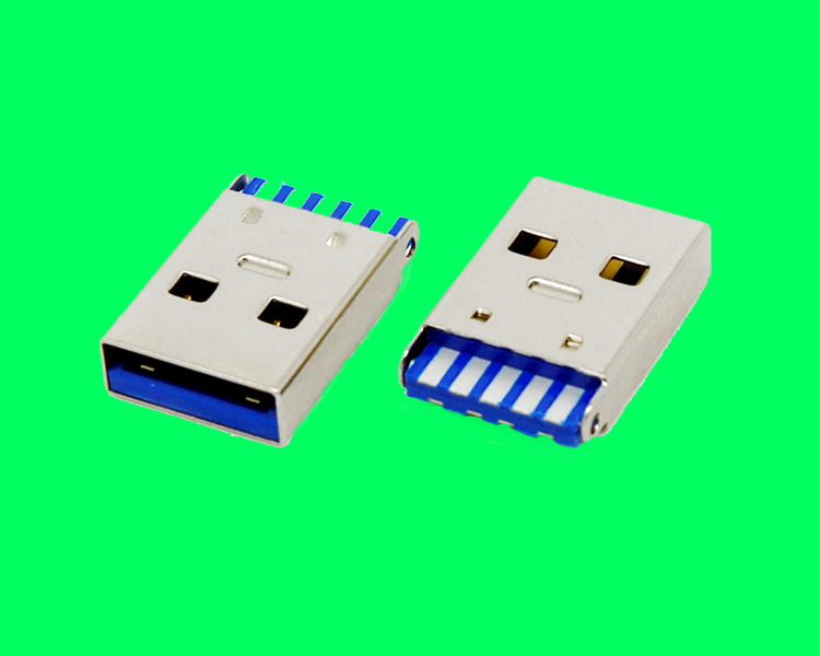 USB 3.0 AM短體焊線一體式（手工焊）