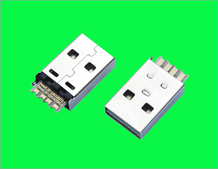 USB2.0AM焊線式雙向插（有專利保護）