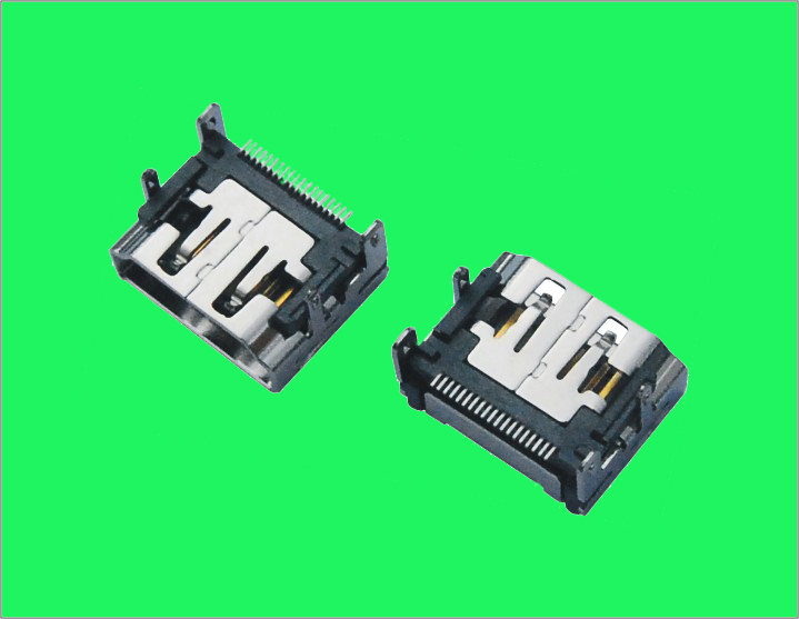 HDMI AF SMT 外殼四腳DIP無耳無柱