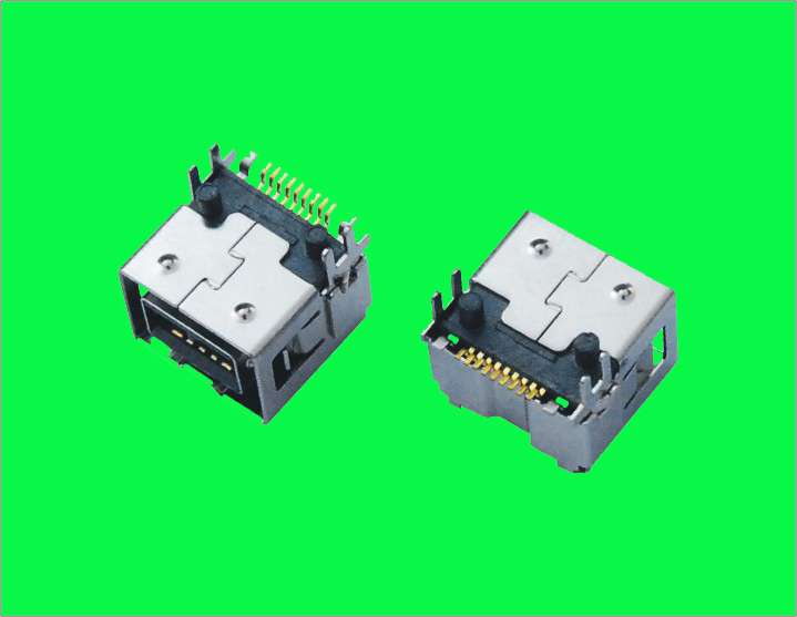 IEEE1394B Female SMT定位柱1.0-1.5mm錯(cuò)位托點(diǎn)2.0mm