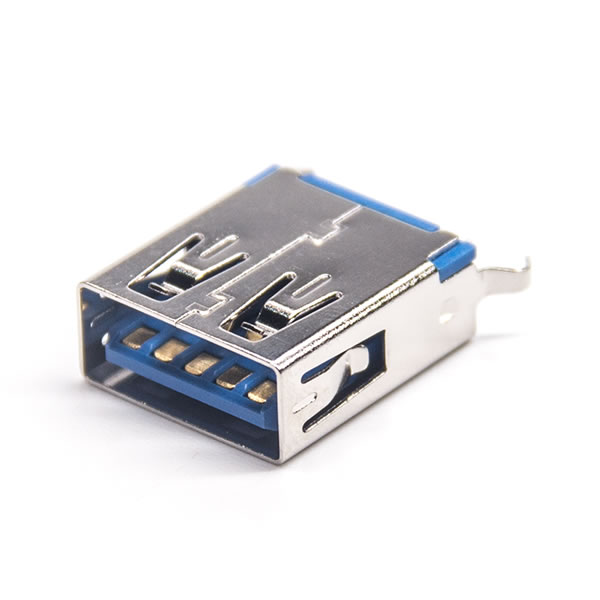 USB3.0 A母插板180度銅殼1U''無卷邊