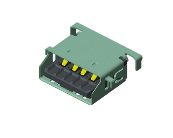 USB 2.0 AF 反向沉板 腳長1.36-1.86-平口-斜口