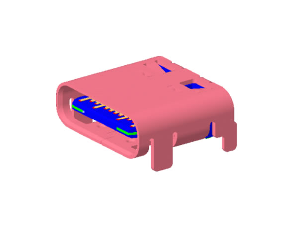 USB TYPE CF 雙貼SMT MOLEX 7.9
